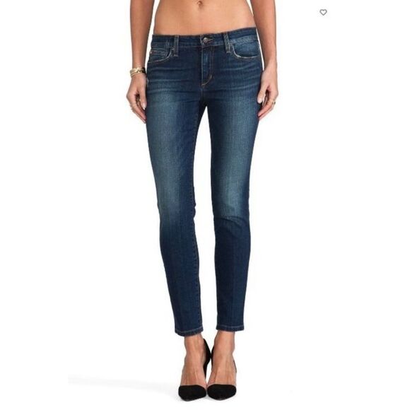 Joe's Skinny Ankle Fit Women's Margaux Wash Lightly Distressed Denim Jeans W27 - Picture 1 of 10